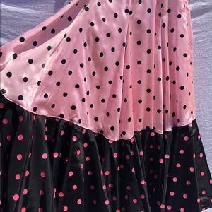 Custom made long swing circle skirt